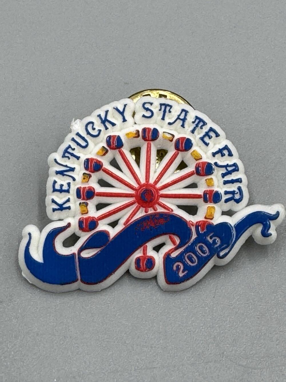 Plastic Kentucky State Fair 2005 Vintage Lapel Pin